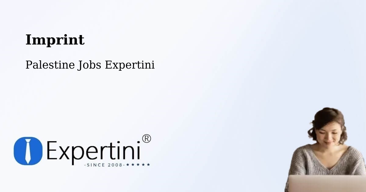 Imprint – Salfīt - Palestine Jobs Expertini