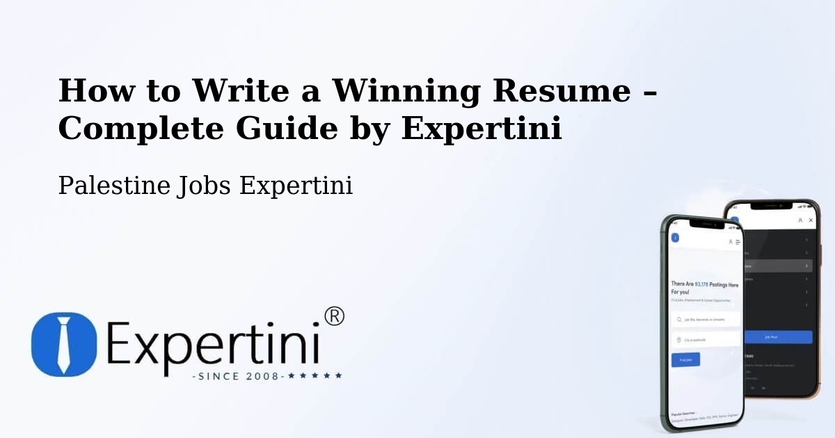 Resume Writing Guide for Job Seekers – Salfīt - Salfīt, Palestine Jobs Expertini